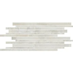 Mosaïque murale en grès cérame émaillé effet béton blanc mat L.60 x l.30 cm, Malt- Mosaïque Pour Wc|Mosaïque Pour Pièce À Vivre
