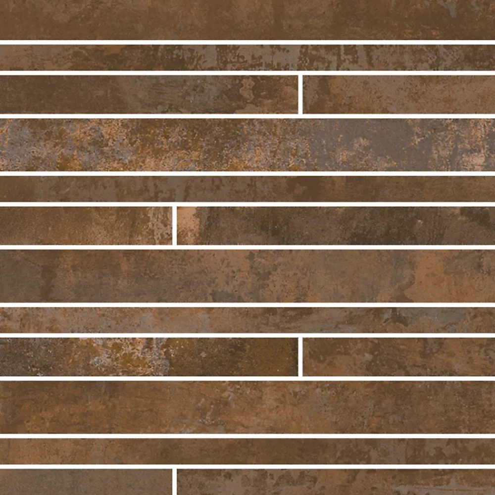 Mosaïque Pour Pièce À Vivre|Mosaïque<Mosaïque murale en grès cérame émaillé effet béton cuivre mat L.60 x l.30 cm x ép.8 mm, Malt
