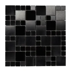 Colours Mosaïque Pour Salle De Bains|Mosaïque<Mosaïque noir 30 x 30 cm Tourino