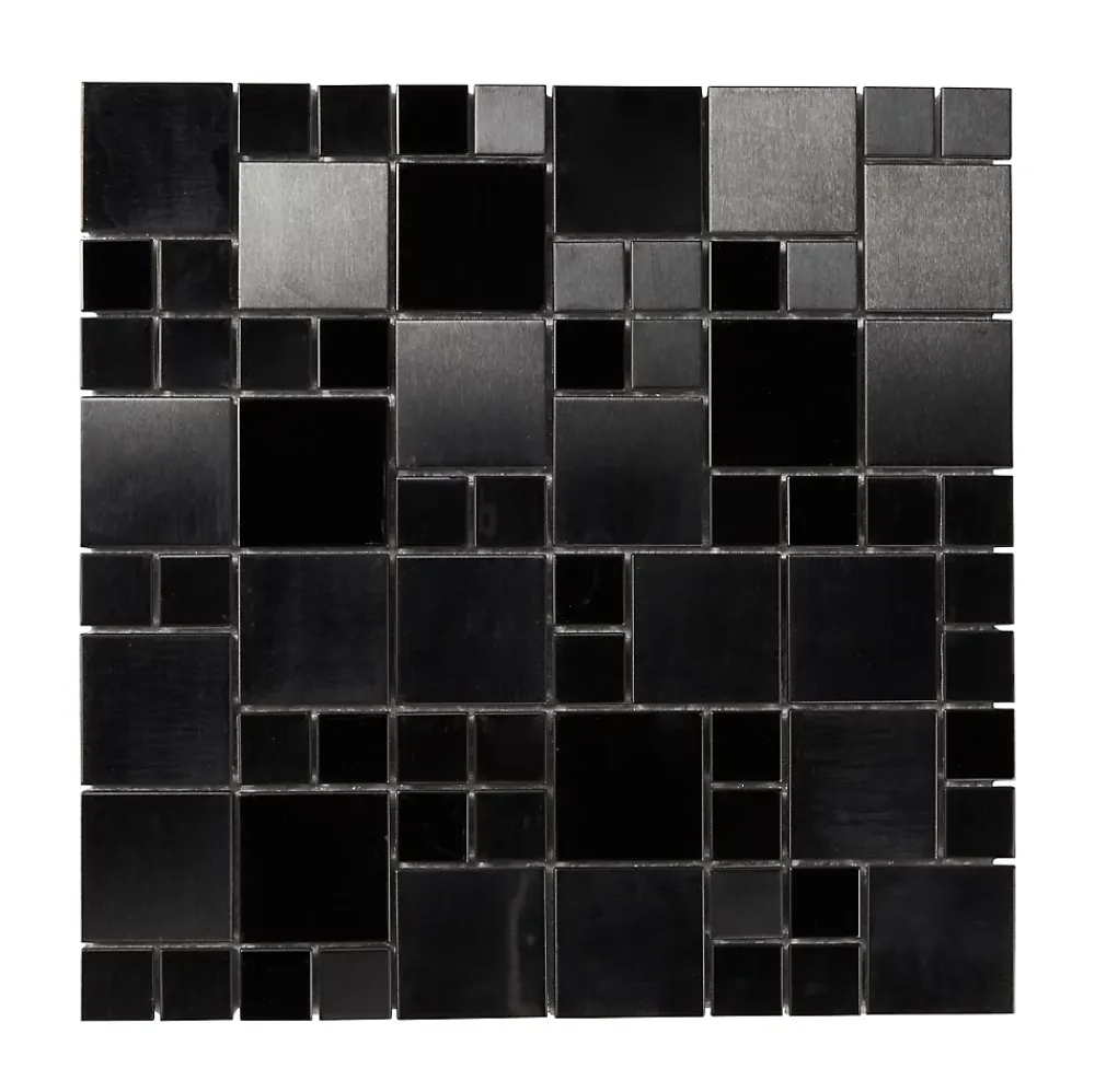 Colours Mosaïque Pour Salle De Bains|Mosaïque<Mosaïque noir 30 x 30 cm Tourino