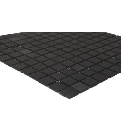 GoodHome Mosaïque noir 30x30cm Perouso- Mosaïque Pour Douche|Mosaïque Pour Wc