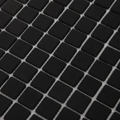 GoodHome Mosaïque noir 30x30cm Perouso- Mosaïque Pour Douche|Mosaïque Pour Wc