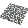 Decoon Mosaïque Pierre / Verre - 1.5 x 1.5 cm- Mosaïque Pour Salle De Bains