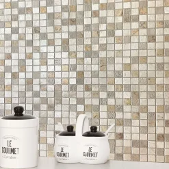 Lux Mosaic Mosaïque Pour Salle De Bains|Mosaïque Pour Douche<Mosaïque pierre naturelle de Salle de Bain et Cuisine Marbre Ares 30x30 cm. Intérieur et extérieur