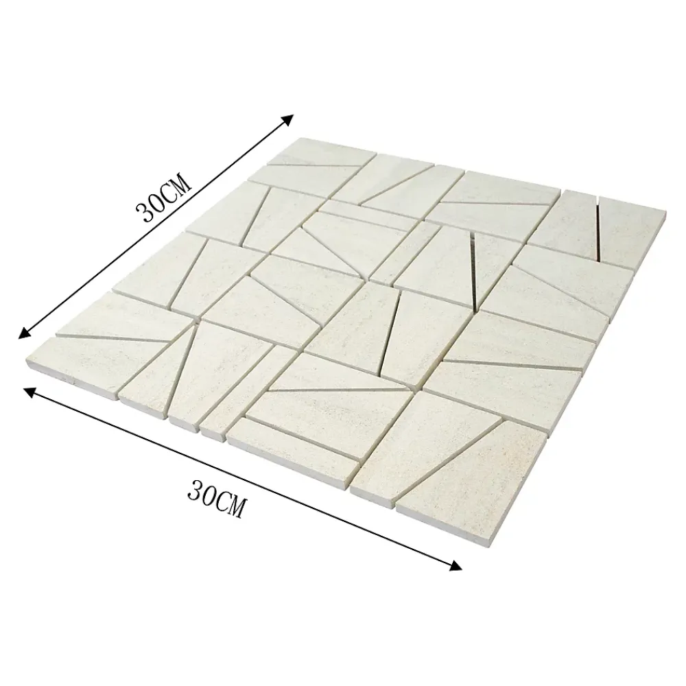 GoodHome Mosaïque Pour Douche|Mosaïque Pour Wc<Mosaïque Pineros beige 30 x 30 cm