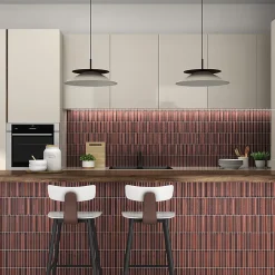 Lux Mosaic Mosaïque Pour Pièce À Vivre|Mosaïque Pour Salle De Bains<Mosaïque pour salle de bains et cuisine Kit-Kat Piano Ossido 29,6 x 29,9 cm Intérieur/Extérieur