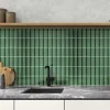 Lux Mosaic Mosaïque pour salle de bains et cuisine Kit-Kat Piano Vert 29,6 x 29,9 cm Intérieur/Extérieur- Mosaïque Pour Salle De Bains|Mosaïque