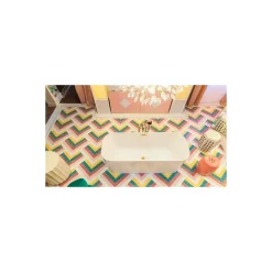 Gioia Materia Mosaïque pâte de verre UNICOLOR CARRÉ 3.8x3.8cm couleur : 127 Satiné boite de 1.54 m2- Carrelage Sol Pour Wc