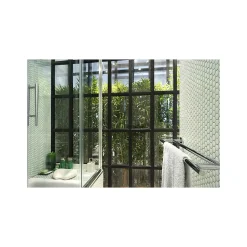 Gioia Materia Mosaïque pâte de verre UNICOLOR HEXAGONE 2.6x2.2cm couleur : 251 Satiné boite de 2 m2- Carrelage Sol Uni