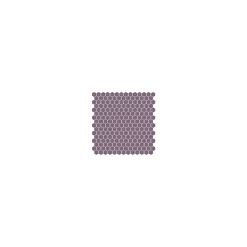 Gioia Materia Mosaïque pâte de verre UNICOLOR HEXAGONE 2.6x2.2cm couleur : 251 Satiné boite de 2 m2- Carrelage Sol Uni