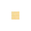 Gioia Materia Mosaïque pâte de verre UNICOLOR CARRÉ 3.8x3.8cm couleur : 336 Anti-dérapant Classe 3 boite de 1.54 m2- Carrelage Sol Pour Wc