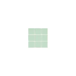 Gioia Materia Mosaïque pâte de verre UNICOLOR CARRÉ 3.8x3.8cm couleur : 311 Anti-dérapant Classe 3 boite de 1.54 m2- Carrelage Sol Pour Wc|Carrelage Sol Uni