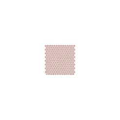 Gioia Materia Mosaïque pâte de verre UNICOLOR HEXAGONE 2.6x2.2cm couleur : 255 Anti-dérapant Classe 3 boite de 2 m2- Carrelage Sol Pour Wc|Carrelage Sol Uni