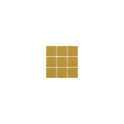 Gioia Materia Mosaïque pâte de verre UNICOLOR CARRÉ 3.8x3.8cm couleur : 307 Anti-dérapant Classe 3 boite de 1.54 m2- Carrelage Sol Pour Wc|Carrelage Sol Uni