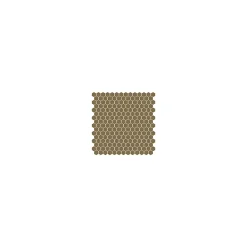 Gioia Materia Mosaïque pâte de verre UNICOLOR HEXAGONE 2.6x2.2cm couleur : 322 Anti-dérapant Classe 3 boite de 2 m2- Carrelage Sol Pour Wc