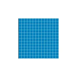 Gioia Materia Mosaïque Pâte de verre UNICOLOR PISCINE CARRÉ couleur : Ebro Brillant / Poli boite de 2 m2- Carrelage Sol Pour Wc