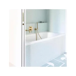 Gioia Materia Mosaïque pâte de verre UNICOLOR HEXAGONE 2.6x2.2cm couleur : 323 Satiné boite de 2 m2- Carrelage Sol Pour Wc