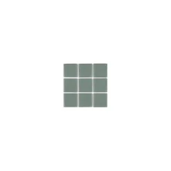 Gioia Materia Mosaïque pâte de verre UNICOLOR CARRÉ 3.8x3.8cm couleur : 305 Anti-dérapant Classe 3 boite de 1.54 m2- Carrelage Sol Uni