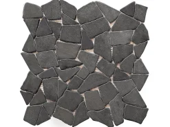 Vente-unique Mosaïque sol et mur en marbre gris - pack de 1m² (dalles de 30x30 cm) - MOLI- Carrelage Sol Pour Pièce À Vivre|Carrelage Sol Pour Salle De Bains