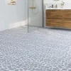 Mosaïque Pour Douche|Mosaïque Pour Salle De Bains<Mosaïque sol et mur en pierre gris clair L.30,5 x l.30,5 cm x ép.8 mm, Malaca