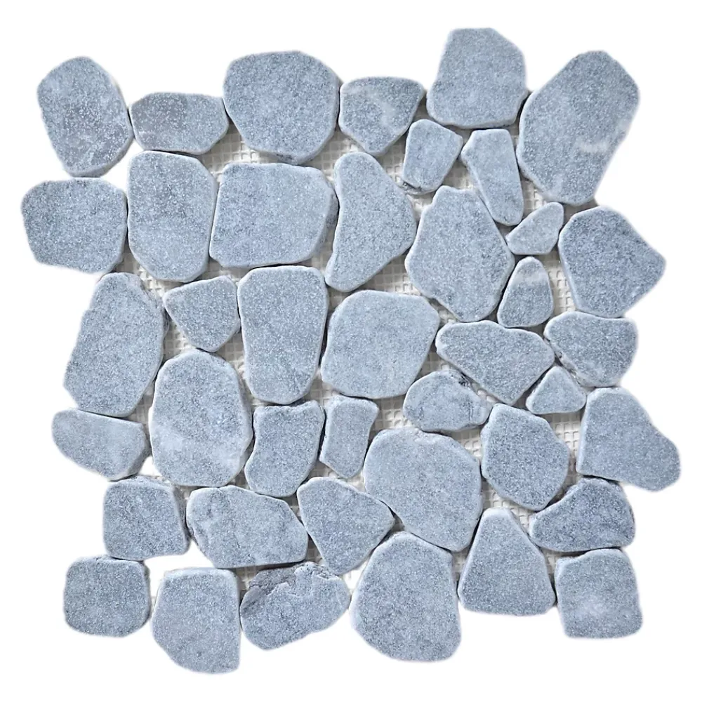 Mosaïque Pour Douche|Mosaïque Pour Salle De Bains<Mosaïque sol et mur en pierre gris clair L.30,5 x l.30,5 cm x ép.8 mm, Malaca