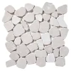 Mosaïque sol et mur en pierre beige L.31 x l.31,5 cm x ép.8 mm, Malaca- Mosaïque Pour Douche|Mosaïque Pour Wc