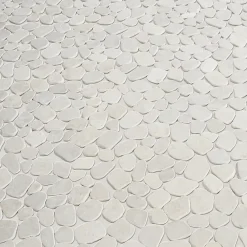 Mosaïque sol et mur en pierre beige L.31 x l.31,5 cm x ép.8 mm, Malaca- Mosaïque Pour Douche|Mosaïque Pour Wc