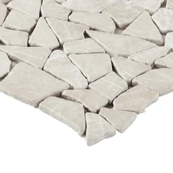 Mosaïque Pour Douche|Mosaïque Pour Wc<Mosaïque sol et mur en pierre beige L.31,5 x 31,5 cm x ép.8 mm, Bohai