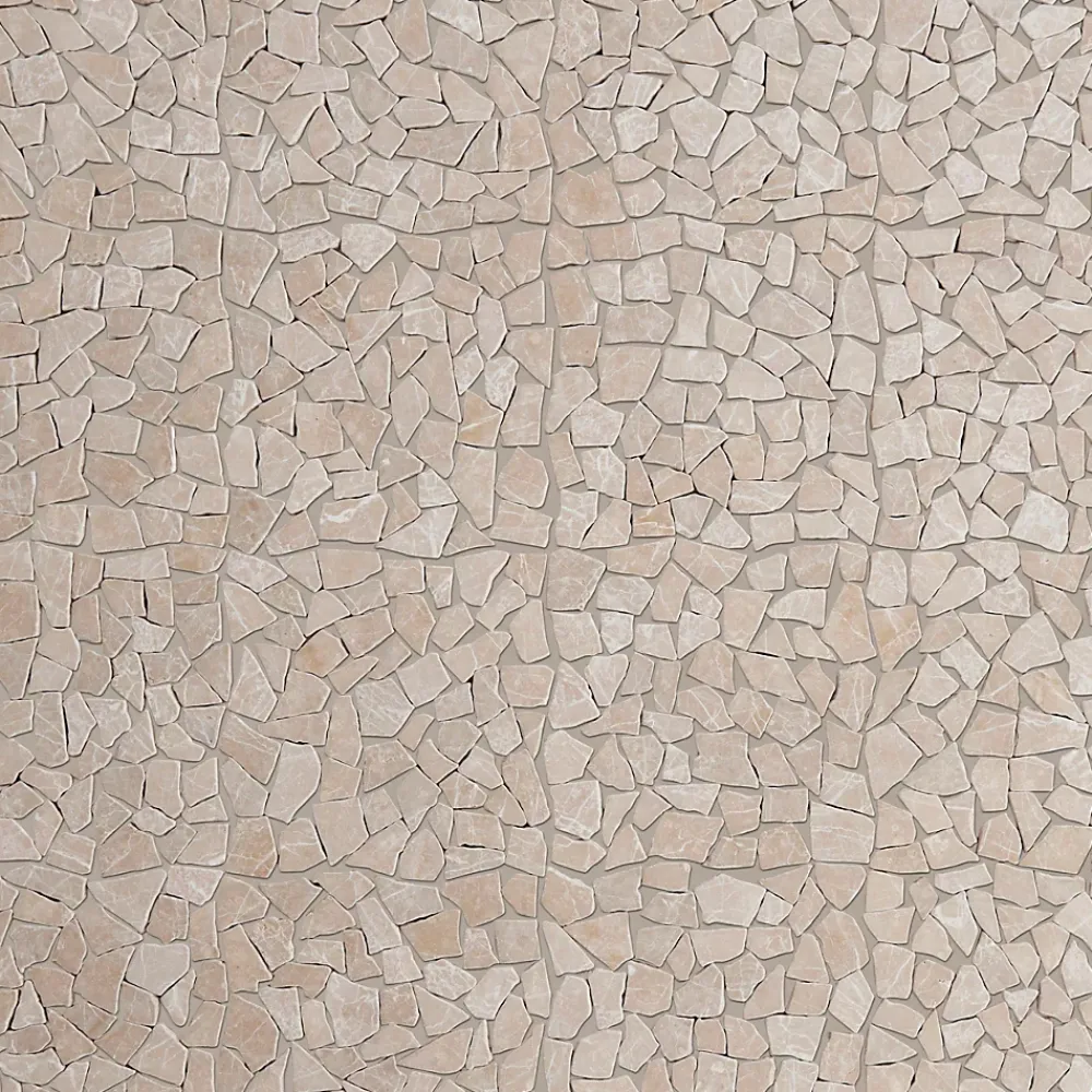 Mosaïque Pour Douche|Mosaïque Pour Wc<Mosaïque sol et mur en pierre beige L.31,5 x 31,5 cm x ép.8 mm, Bohai