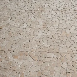 Mosaïque Pour Douche|Mosaïque Pour Wc<Mosaïque sol et mur en pierre beige L.31,5 x 31,5 cm x ép.8 mm, Bohai