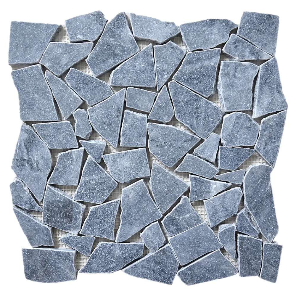 Mosaïque Pour Douche|Mosaïque Pour Wc<Mosaïque sol et mur en pierre anthracite L.31,5 x l.31,5 cm x ép.8 mm, Bohai