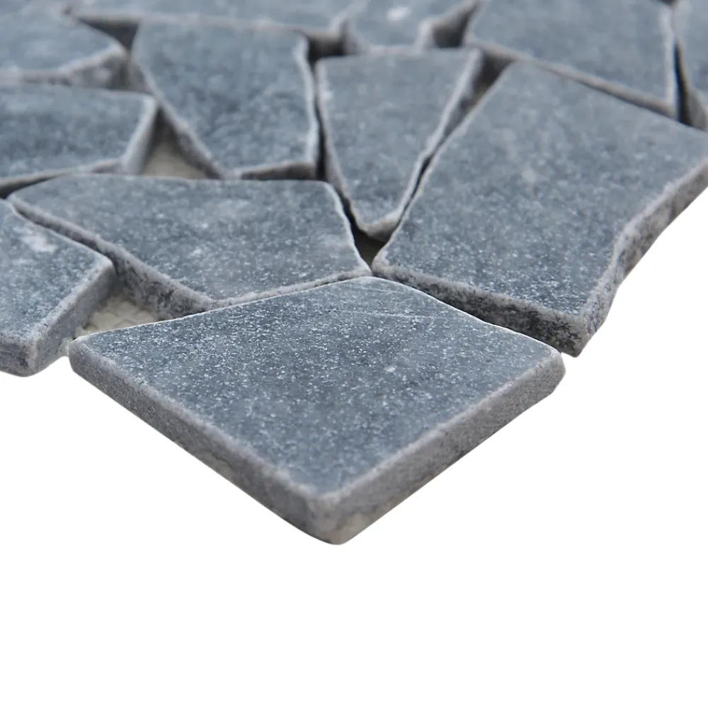 Mosaïque Pour Douche|Mosaïque Pour Wc<Mosaïque sol et mur en pierre anthracite L.31,5 x l.31,5 cm x ép.8 mm, Bohai