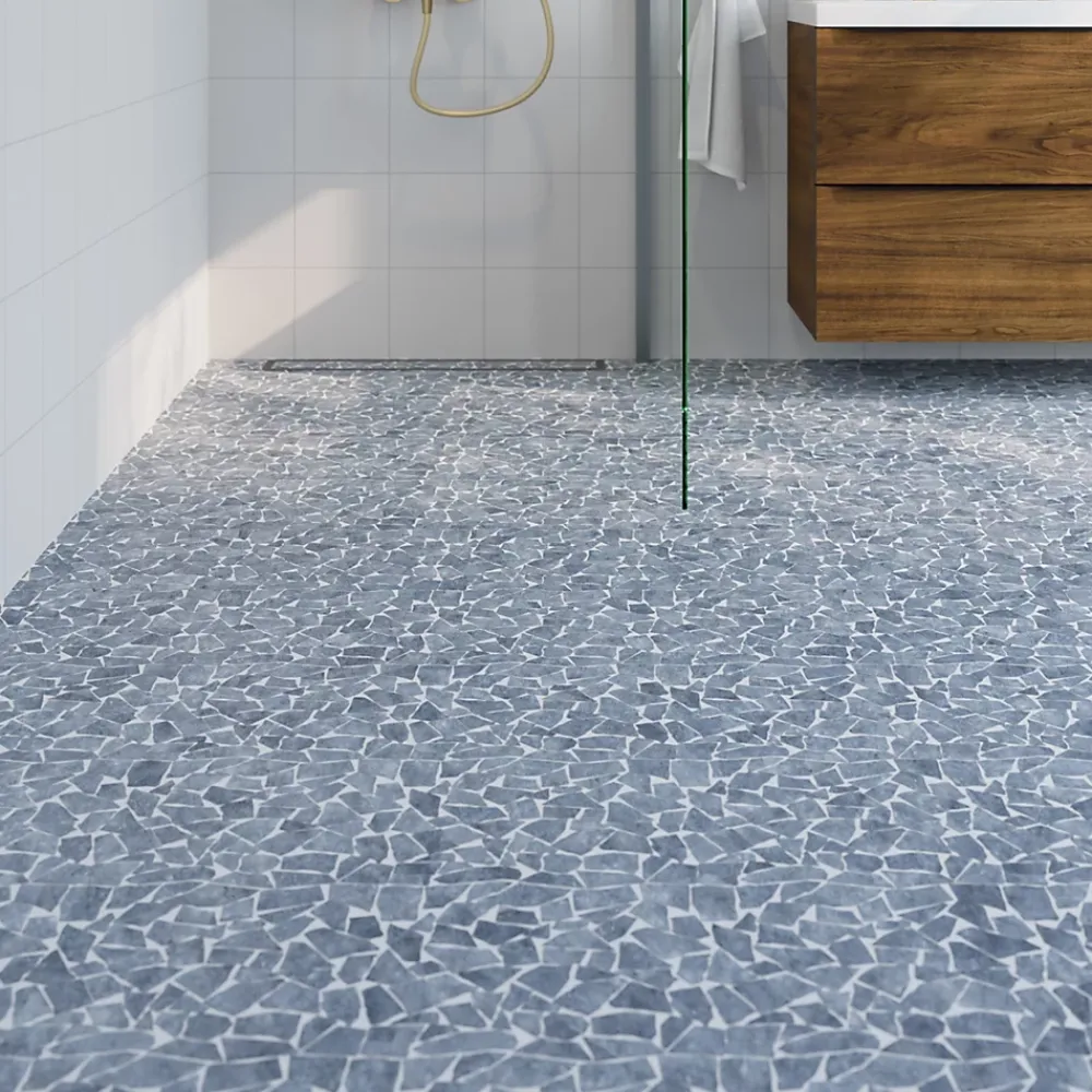 Mosaïque Pour Douche|Mosaïque Pour Wc<Mosaïque sol et mur en pierre anthracite L.31,5 x l.31,5 cm x ép.8 mm, Bohai