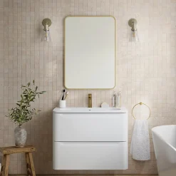 Mosaïque sol et mur en travertin grands carrés L.31,5 x l.31,5 cm x ép.8 mm, Travertino- Travertin|Mosaïque Pour Douche