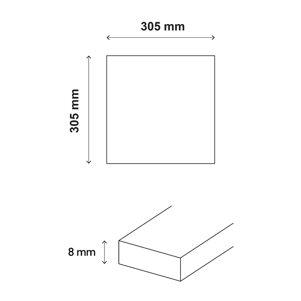 Travertin|Mosaïque Pour Douche<Mosaïque sol et mur en travertin petits carrés L.30,5 x l.30,5 cm x ép.8 mm, Travertino