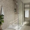 Travertin|Mosaïque Pour Douche<Mosaïque sol et mur en travertin motif chevron L.31 x l.30,5 cm x ép.8 mm, Travertino