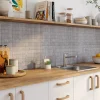 Colours Mosaïque Pour Douche<Mosaïque sol et mur gris 30 x 30 cm Soft Lime Stone