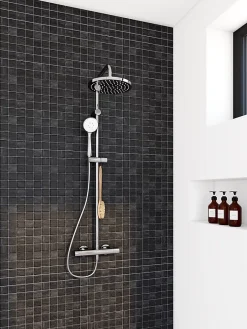 Casa Bella Mosaïque sol et mur noir 30 x 30 cm Oikos- Mosaïque Pour Douche|Mosaïque Pour Wc