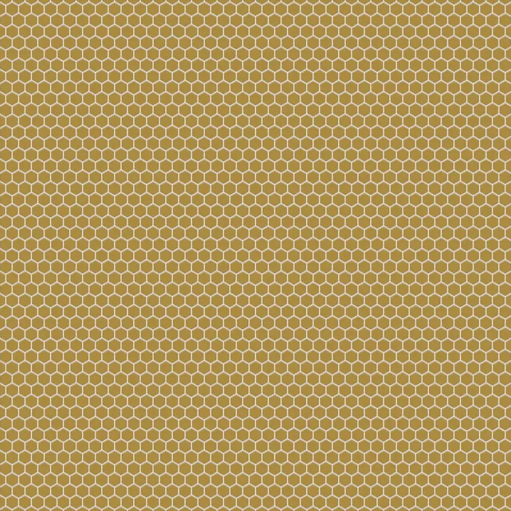 Ilcom Mosaïque sur résille pour salle de bain et cuisine en céramique 26.0 cm x 30.0 cm - Gold hive- Mosaïque|Mosaïque Pour Pièce À Vivre