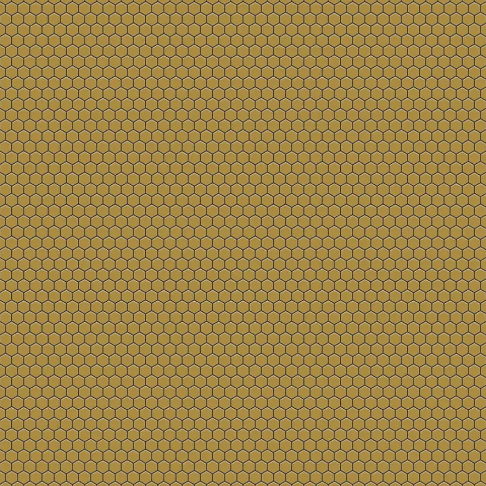 Ilcom Mosaïque sur résille pour salle de bain et cuisine en céramique 26.0 cm x 30.0 cm - Gold hive- Mosaïque|Mosaïque Pour Pièce À Vivre