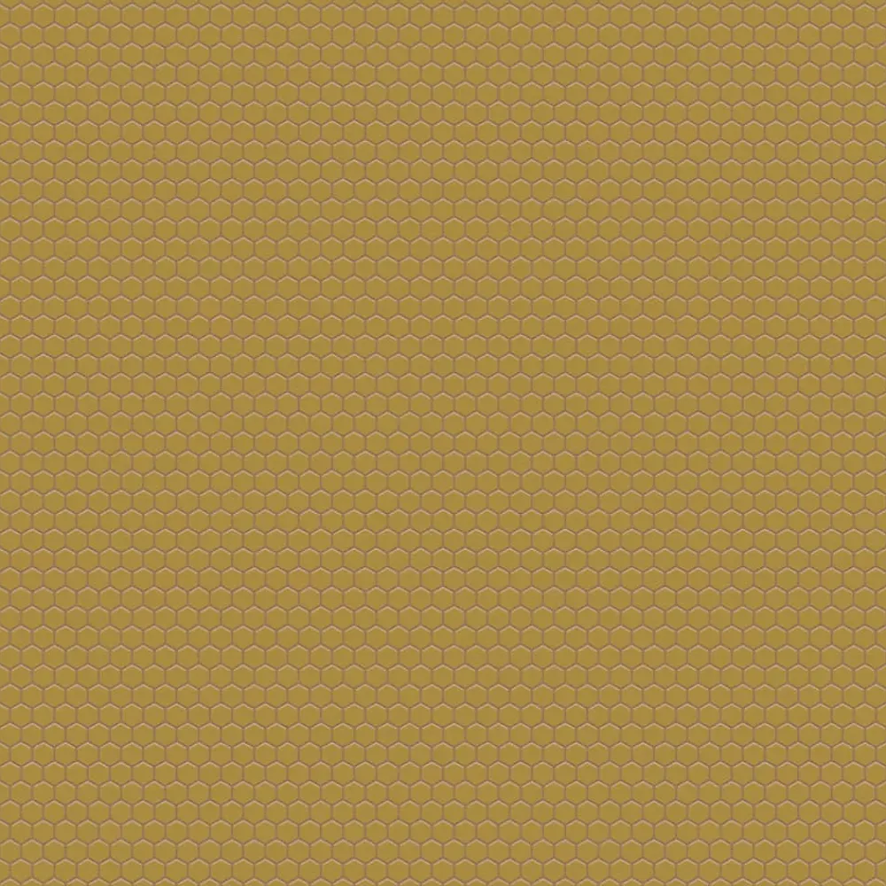 Ilcom Mosaïque sur résille pour salle de bain et cuisine en céramique 26.0 cm x 30.0 cm - Gold hive- Mosaïque|Mosaïque Pour Pièce À Vivre