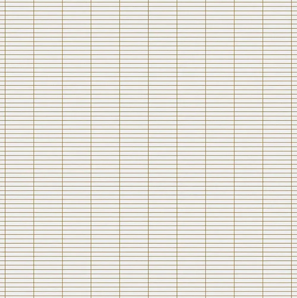 Ilcom Mosaïque sur résille pour salle de bain et cuisine en céramique 28.2 cm x 29 cm - White bamboo- Mosaïque Pour Douche|Mosaïque Pour Pièce À Vivre