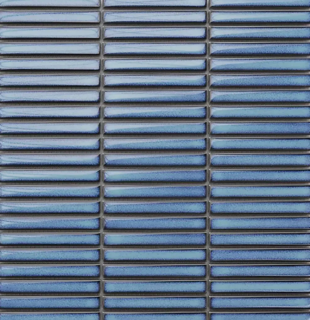Ilcom Mosaïque sur résille pour salle de bain et cuisine en céramique 28.2 x 29 cm- Blue piano- Mosaïque Pour Wc