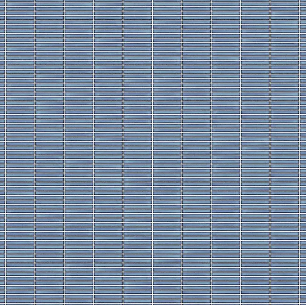 Ilcom Mosaïque sur résille pour salle de bain et cuisine en céramique 28.2 x 29 cm- Blue piano- Mosaïque Pour Wc