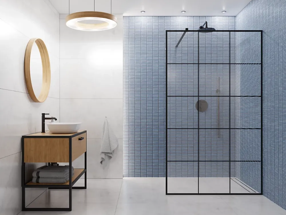 Ilcom Mosaïque sur résille pour salle de bain et cuisine en céramique 28.2 x 29 cm- Blue piano- Mosaïque Pour Wc