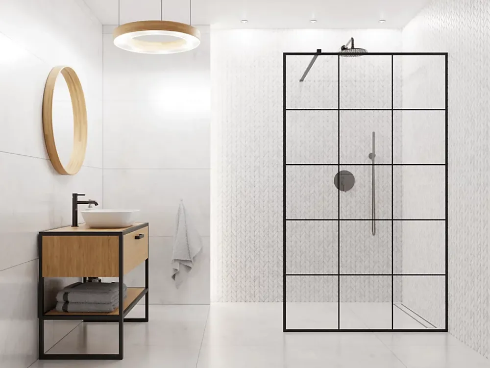 Ilcom Mosaïque|Mosaïque Pour Douche<Mosaïque sur résille pour salle de bain et cuisine en céramique 27.6 cm x 33.2 cm - Marble sparrow