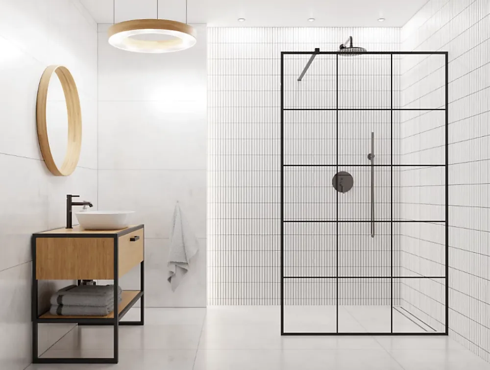 Ilcom Mosaïque sur résille pour salle de bain et cuisine en céramique 29.6 cm x 30 cm - Matt white piano- Mosaïque