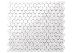 Ilcom Mosaïque Pour Salle De Bains|Mosaïque Pour Douche<Mosaïque sur résille pour salle de bain et cuisine en céramique 31.7 cm x 29.3 cm - Snowballs
