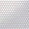 Ilcom Mosaïque sur résille pour salle de bain et cuisine en céramique 29.3 cm x 31.7 cm - Rainbow bubbles- Mosaïque|Mosaïque Pour Douche