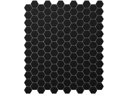 Ilcom Mosaïque Pour Pièce À Vivre|Mosaïque<Mosaïque sur résille pour salle de bain et cuisine en céramique 30 cm x 26 cm- Matt black hive
